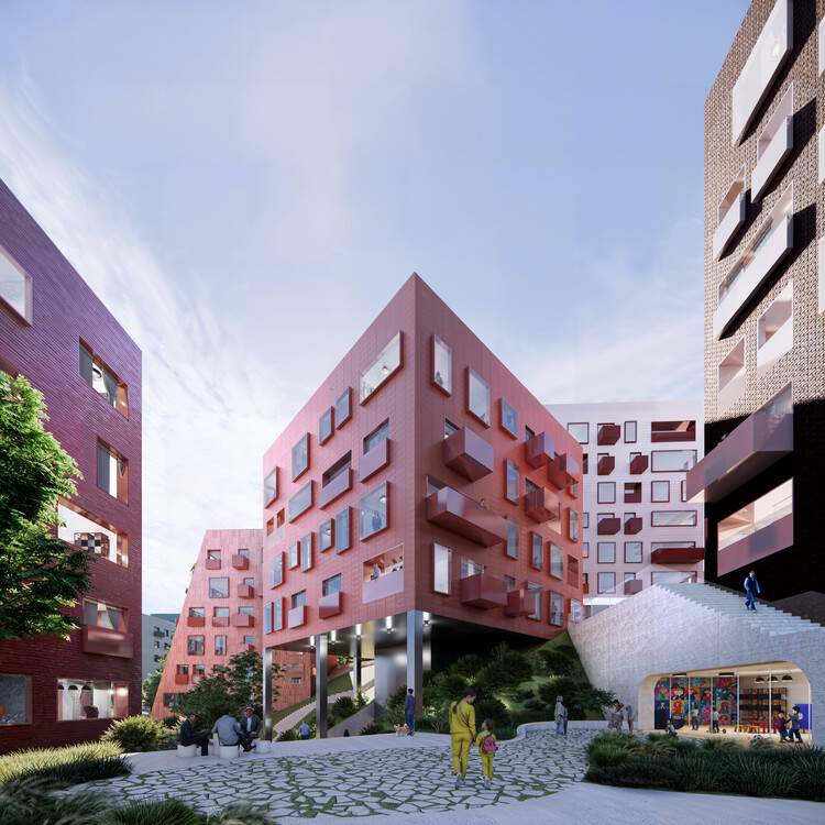 OMA 公布韩国釜山山坡地再开发项目方案 - 5 的图像 9