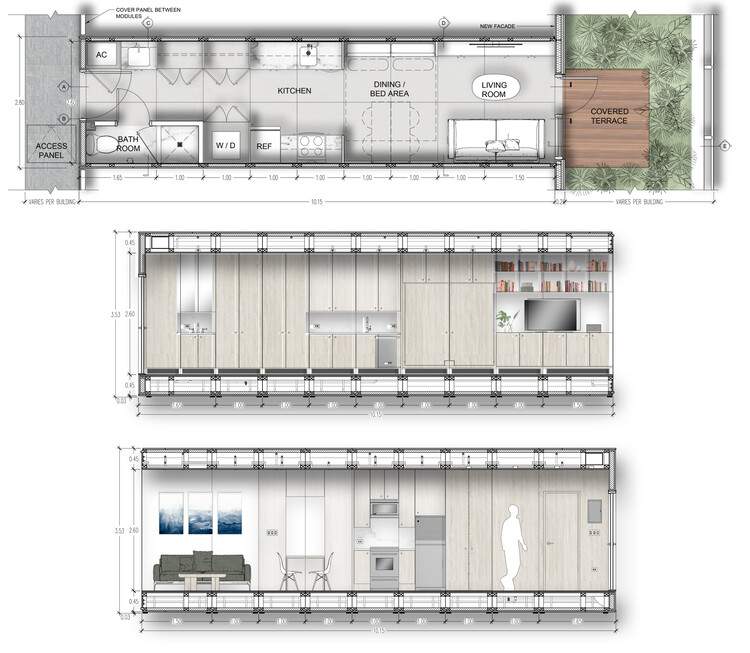 Kingspan-Buildner 微型住宅获奖方案揭晓，重新定义紧凑型居住空间 - 3 的图像 9