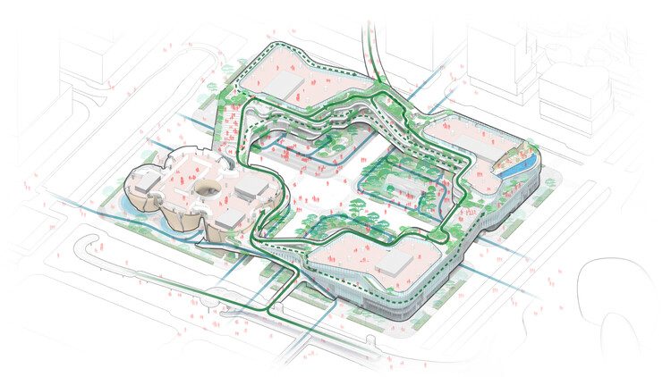 奥雷·舍人事务所设计中国深圳新型多功能城市综合体 - 8 的图像 8