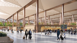 扎哈事务所设计比绍夫图国际机场 建设非洲最大航空枢纽(图7)