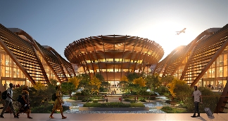 扎哈事务所设计比绍夫图国际机场 建设非洲最大航空枢纽(图9)