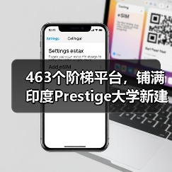 463个阶梯平台，铺满印度Prestige大学新建筑屋面（图3）