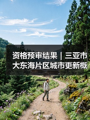 资格预审结果｜三亚市大东海片区城市更新概念规划设计国际竞赛（图3）