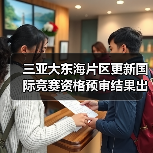三亚大东海片区更新国际竞赛资格预审结果出炉（图4）
