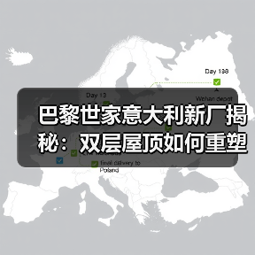 巴黎世家意大利新厂揭秘:双层屋顶如何重塑奢侈品制造空间?(图4) 巴黎世家意大利新厂揭秘:双层屋顶如何重塑奢侈品制造空间?(图4)