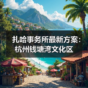 扎哈事务所最新方案：杭州钱塘湾文化区（图3）