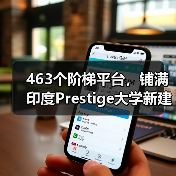 463个阶梯平台，铺满印度Prestige大学新建筑屋面（图4）