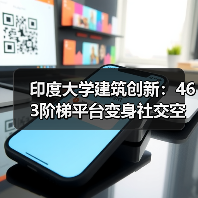 印度大学建筑创新:463阶梯平台变身社交空间(图2) 印度大学建筑创新:463阶梯平台变身社交空间(图2)