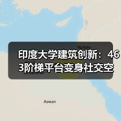 印度大学建筑创新:463阶梯平台变身社交空间(图3) 印度大学建筑创新:463阶梯平台变身社交空间(图3)