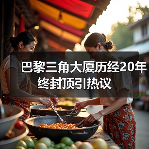 巴黎三角大厦历经20年终封顶引热议(图1) 巴黎三角大厦历经20年终封顶引热议(图1)