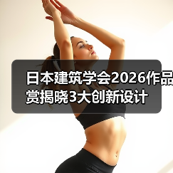 日本建筑学会2026作品赏揭晓3大创新设计（图2）