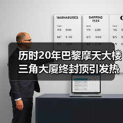 历时20年巴黎摩天大楼三角大厦终封顶引发热议(图2) 历时20年巴黎摩天大楼三角大厦终封顶引发热议(图2)