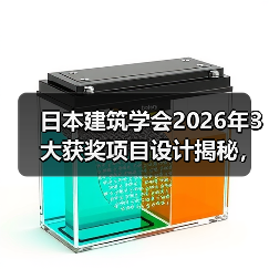日本建筑学会2026年3大获奖项目设计揭秘，创新理念如何？（图3）