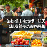 洛杉矶未来地标！航天飞机发射姿态震撼亮相，互动体验升级（图1）