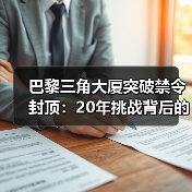巴黎三角大厦突破禁令封顶：20年挑战背后的建筑奇迹（图1）