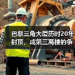 巴黎三角大厦历时20年封顶，成第三高楼的争议与设计亮点（图1）