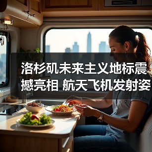 洛杉矶未来主义地标震撼亮相 航天飞机发射姿态全球首现（图2）