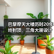 巴黎摩天大楼历时20年终封顶,三角大厦设计争议如何化解?(图1) 巴黎摩天大楼历时20年终封顶,三角大厦设计争议如何化解?(图1)