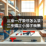 三室一厅装修怎么装?三步搞定小房子焕新(图3) 三室一厅装修怎么装?三步搞定小房子焕新(图3)