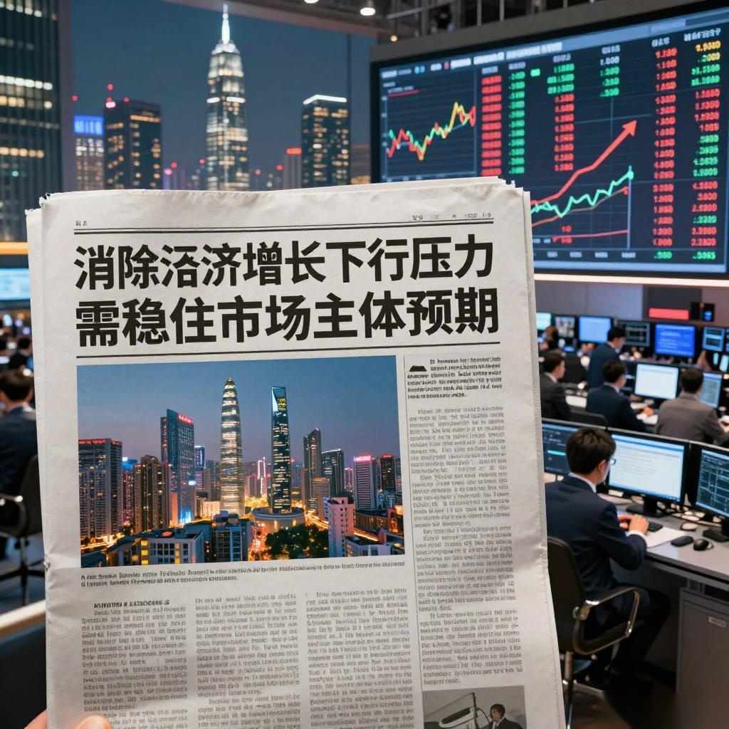 消除经济增长下行压力需稳住市场主体预期