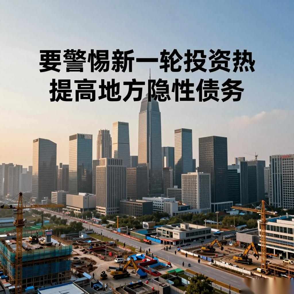 要警惕新一轮投资热提高地方隐性债务