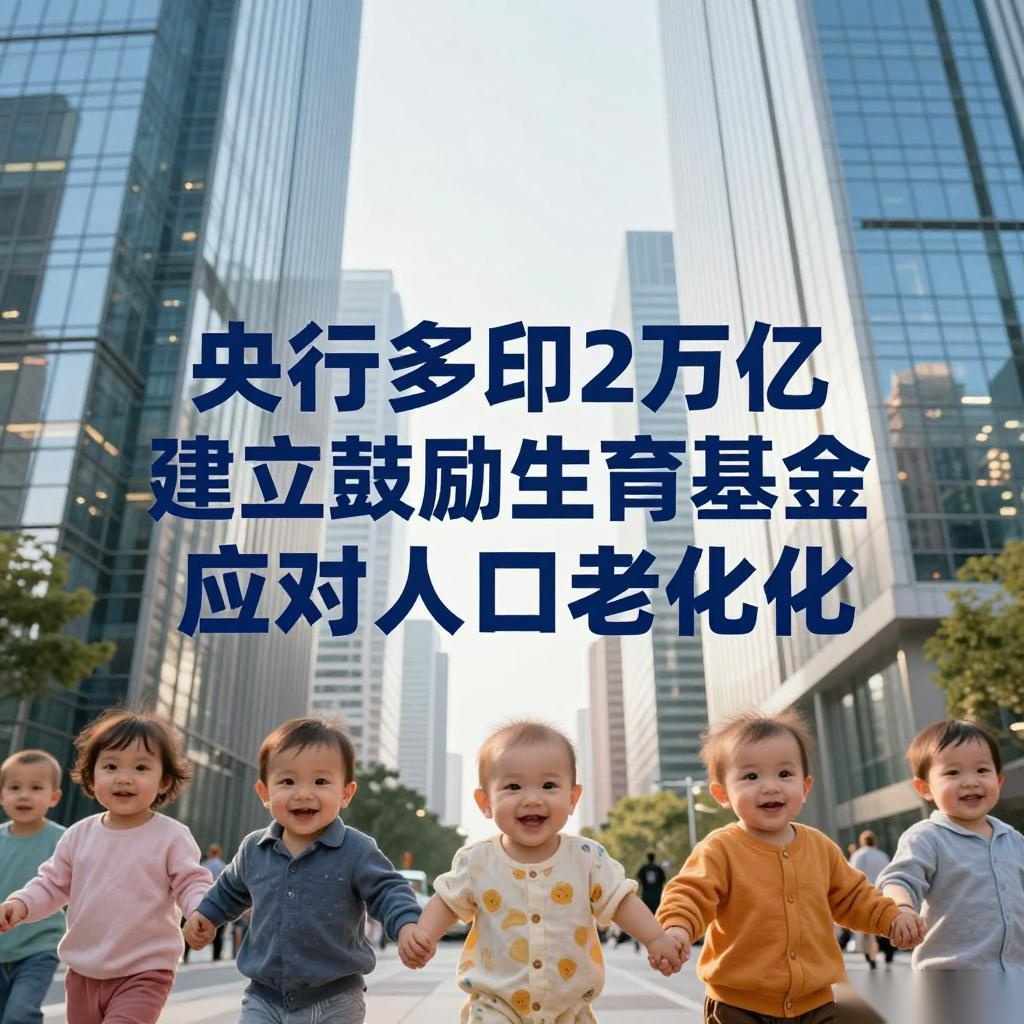 央行多印2万亿建立鼓励生育基金应对人口老龄化