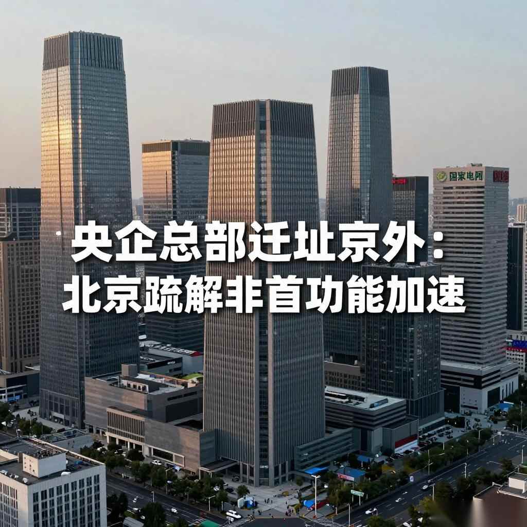 央企总部迁址京外:北京疏解非首都功能加速(图1) 央企总部迁址京外:北京疏解非首都功能加速
