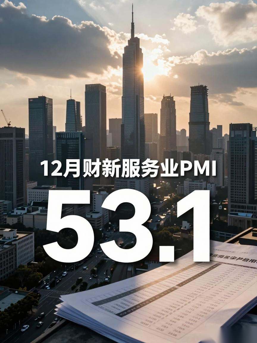 12月财新服务业PMI 53.1,经营活动与新业务总量皆加速增长(图2) 12月财新服务业PMI 53.1,经营活动与新业务总量皆加速增长