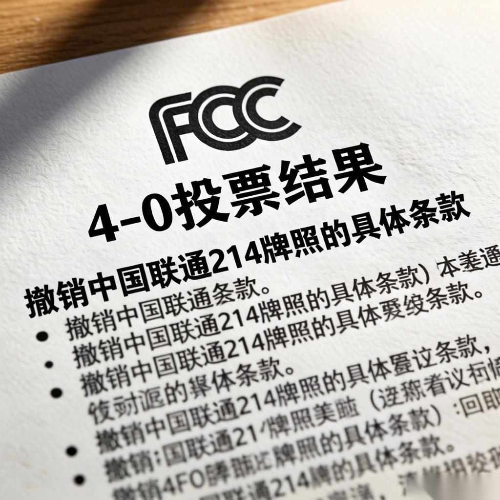 中国联通214牌照被撤销,美国停止电信运营服务