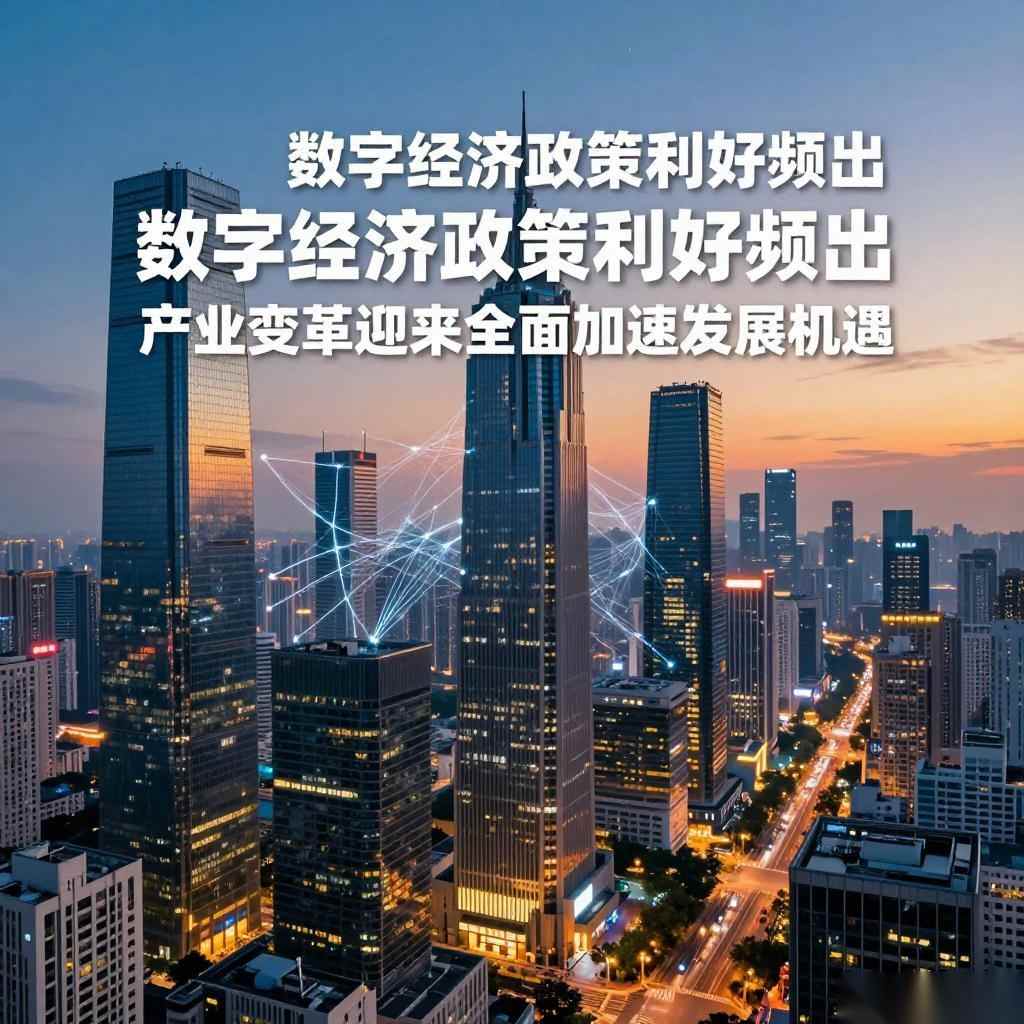 数字经济政策利好频出 产业变革迎来全面加速发展机遇