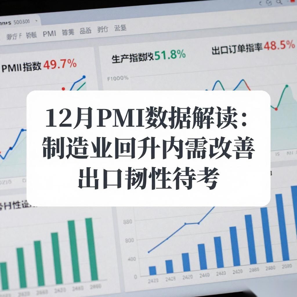 12月PMI数据解读：制造业回升内需改善 出口韧性待考
