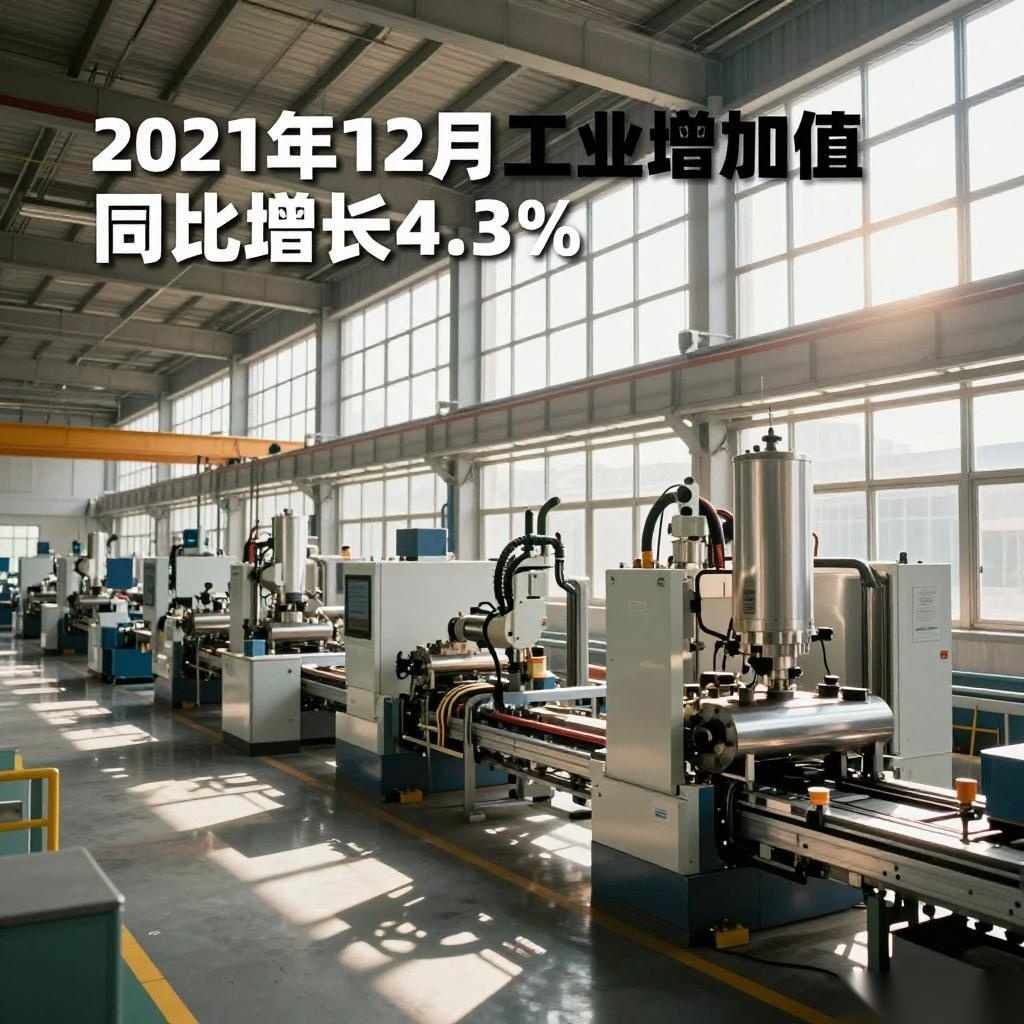 12月工业增加值同比增长4.3% 制造业增速放缓但整体保持稳定增长
