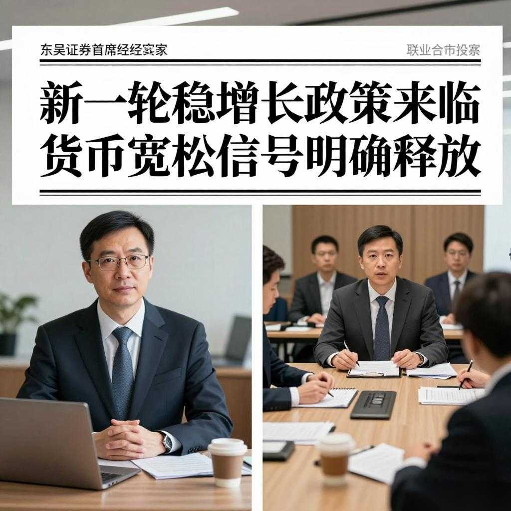 新一轮稳增长政策来临 货币宽松信号明确释放