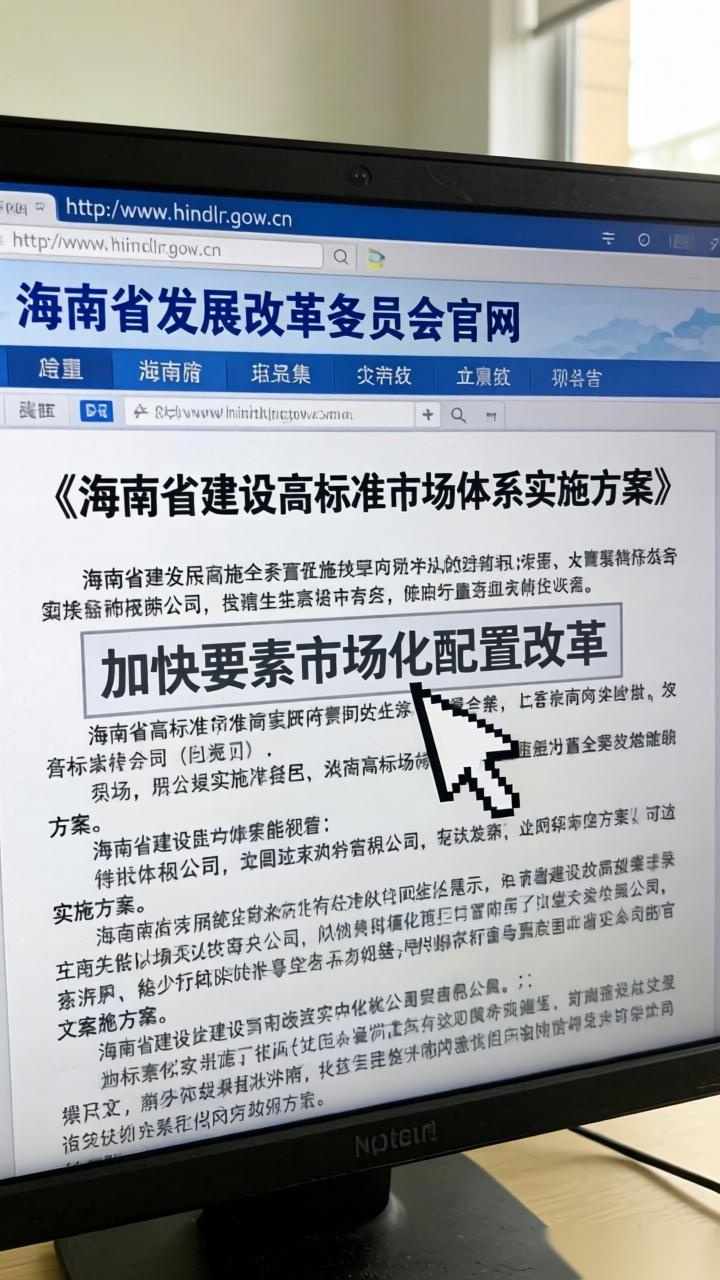 海南出台高标准市场体系建设方案 推进自贸港制度创新