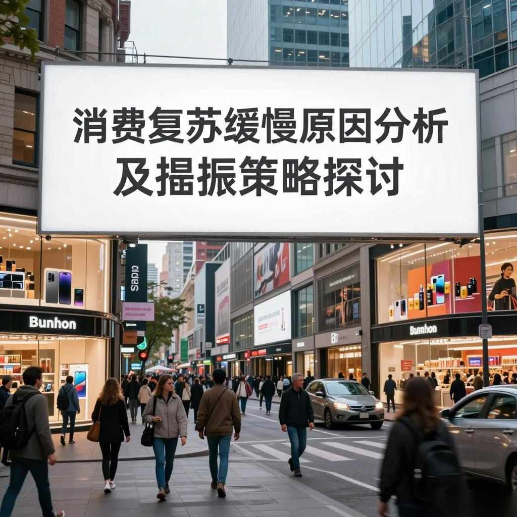 消费复苏缓慢原因分析及提振策略探讨